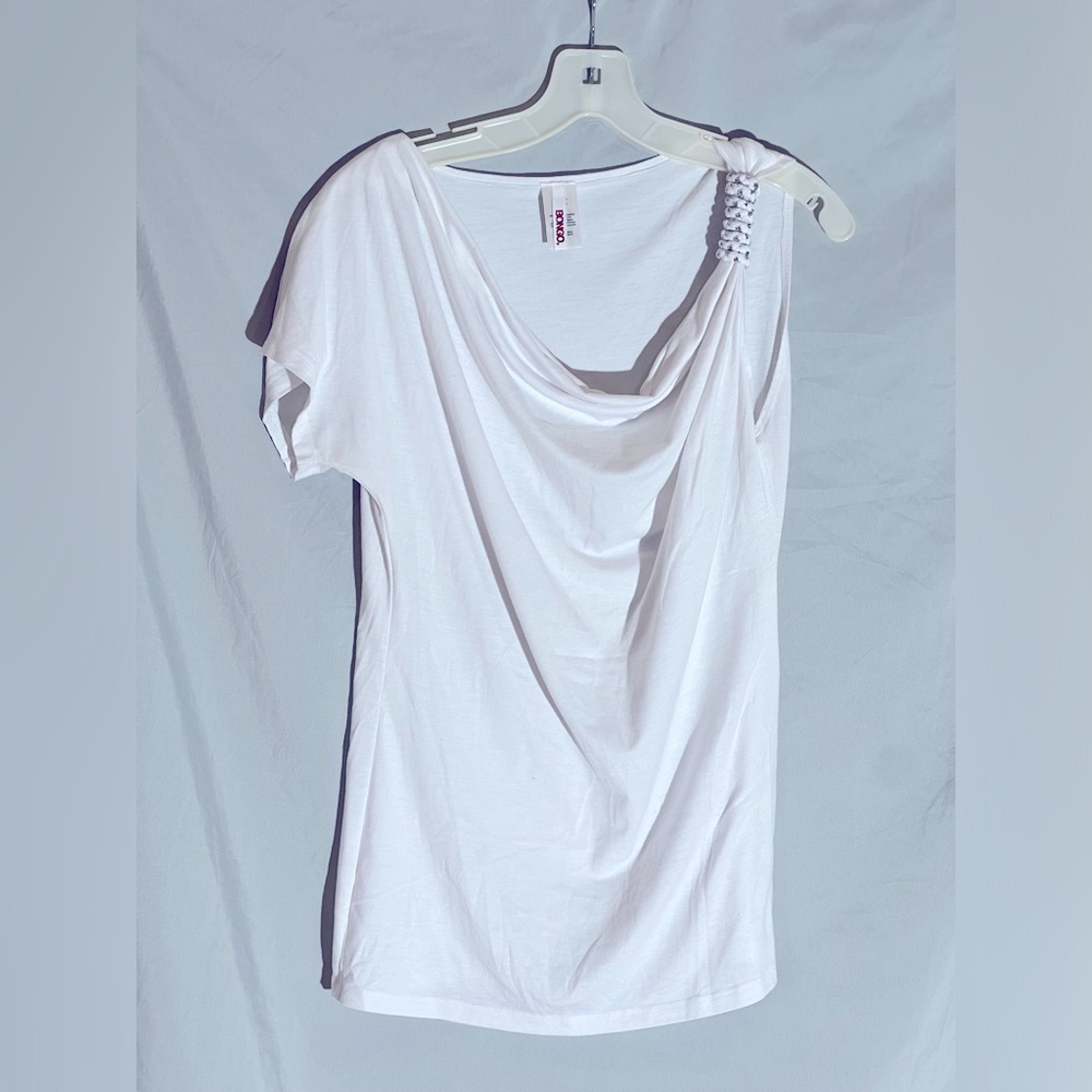 Bongo Womens Top Sz L White